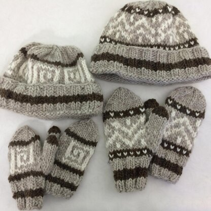 Cowichan-Inspired Hats & Mittens