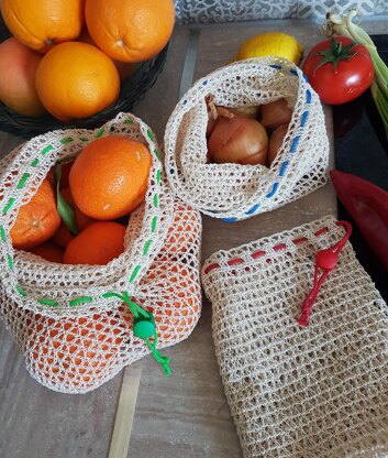 Reusable Produce Bag Crochet pattern by Elitza Chernaeva | LoveCrafts