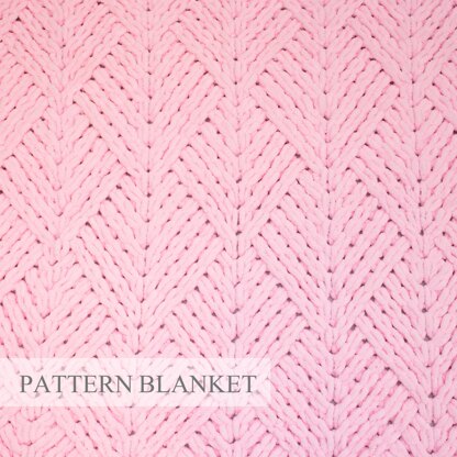 NEW Herringbone Blanket Pattern