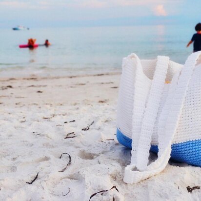 Color block Beach Bag