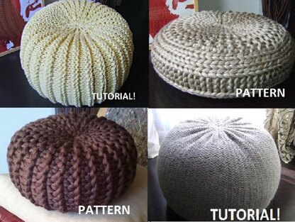 Pillows & Poufs, Free Crochet Patterns