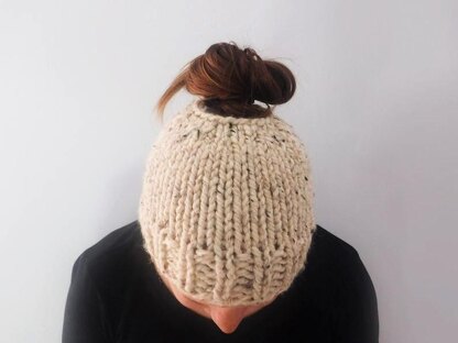 Messy Bun Hat Child Women