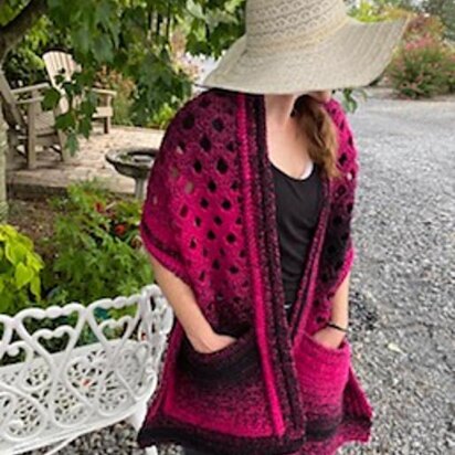 Cascade Pocket Shawl