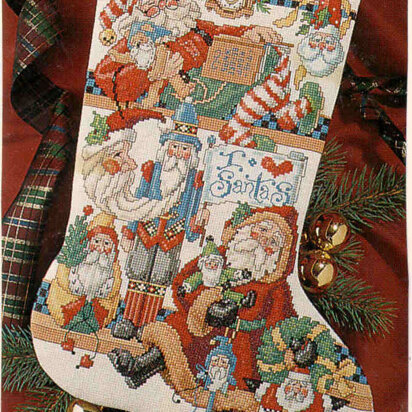 I Love Santas Stocking - PDF