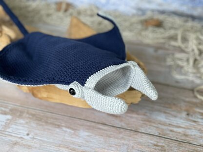 Jacque the Manta Ray Amigurumi