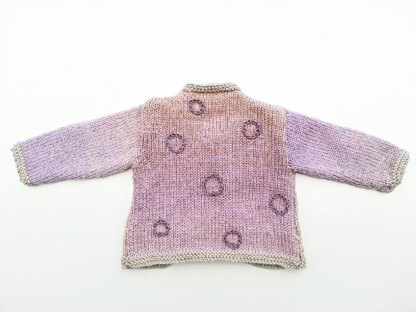 Single Button Girl's Cardigan