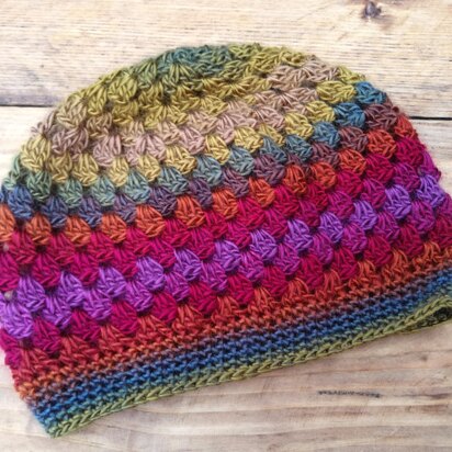 Easy Boho Granny Stitch Hat