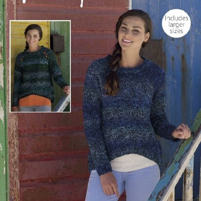 Sweaters in Hayfield Illusion DK - 7859- Downloadable PDF