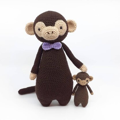 Mini Monkey Crochet Amigurumi Pattern