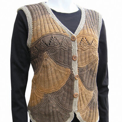 Petals Vest in Knit One Crochet Too Ty-Dy - 1410 - Downloadable PDF