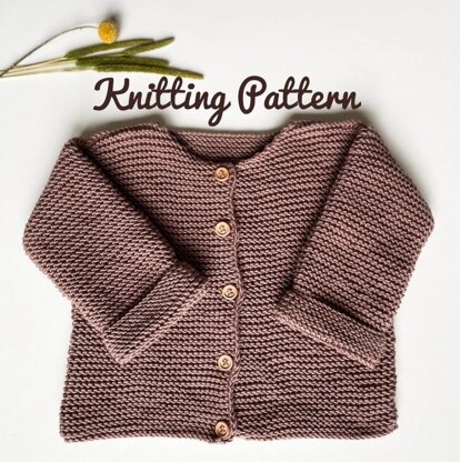 Knitting Pattern for Baby Cardigan