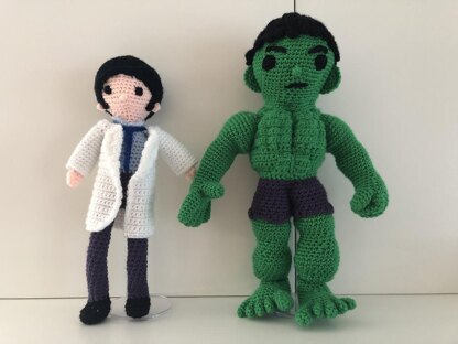 Green Monster amigurumi doll