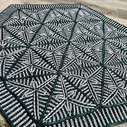 Ternary Blanket - knitting pattern