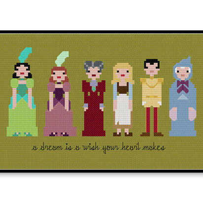 Cinderella - PDF Cross Stitch Pattern