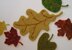 Felted Wool Leaves