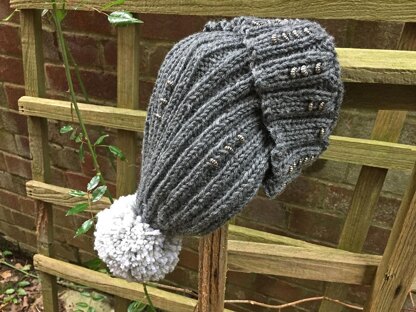 Beads and Ribbing Hat