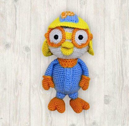 Pororo Inspired Penguin Crochet Pattern, PDF Pattern