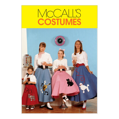McCall's Children's/Girls'/Misses' Pull-On Skirt and Petticoat M6101 - Sewing Pattern
