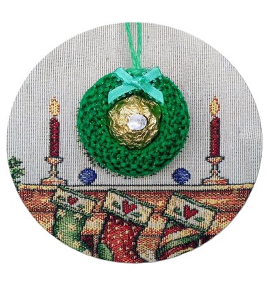 Holly Baskets & Mini Wreaths - Ferrero Rocher Covers