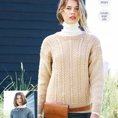 Sweaters in Stylecraft Special Aran with Wool - 9892 - Downloadable PDF