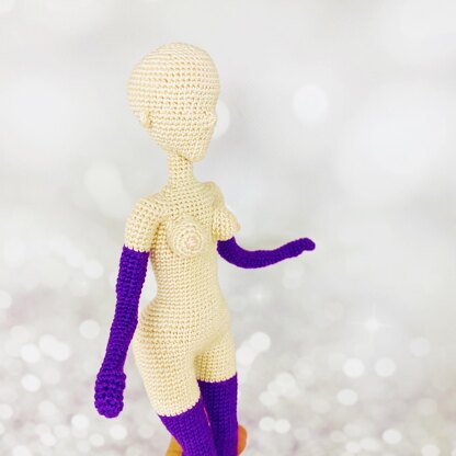 Realistic cheap crochet doll