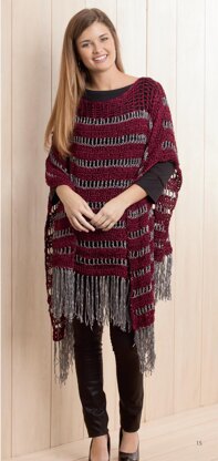 Leisure Arts eBook Boho Chic Crochet Ponchos