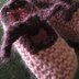 Garter Stitch Baby Bootees