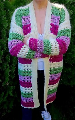 Crochet Multicolor cardigan