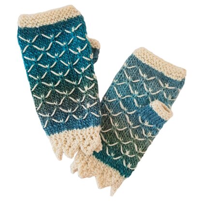 Dragon Scales Mitts