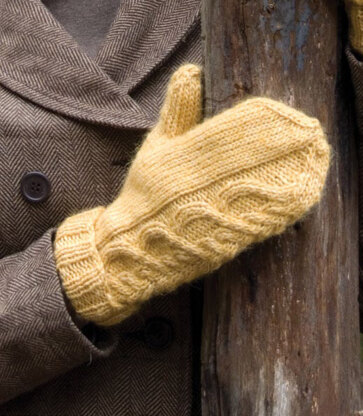 Thicket Mittens in Classic Elite Yarns Woodland