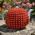 Retro Tweed 4 Cup Teapot Cosy Knitting Pattern.