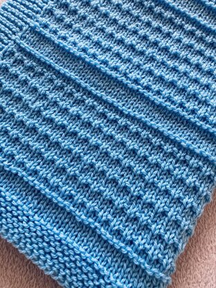 Idris Baby Blanket in Aran or DK