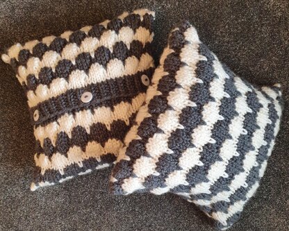 Bubble Stitch Cushion Covers