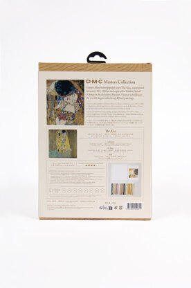 DMC Gustav Klimt - The Kiss (includes Étoile) Cross Stitch Kit - 30cm x 20cm