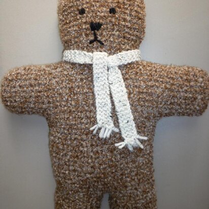 Knitted Alpaca Boucle' Bear - knitting pattern