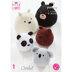Bear Squishies in King Cole Yummy - P9206 - Leaflet