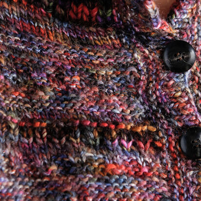 Bellam Cardigan in Berroco Boboli & Borealis