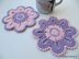 Crochet Flower Coaster