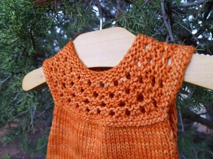 Orange Creme Tunic Top
