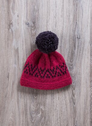 Fair Isle Hat in Bergere de France Sport - 60398-07 - Downloadable PDF