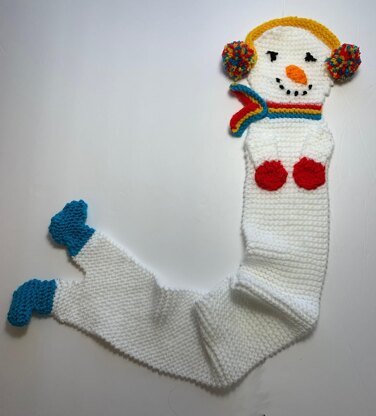 Upside Down Snowman Scarf