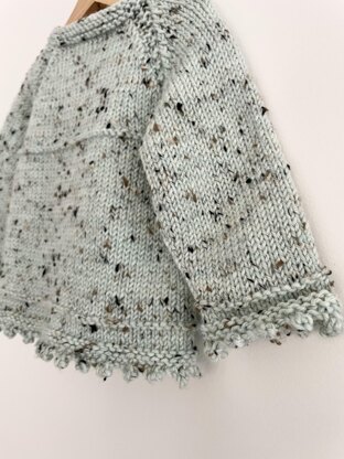 Picot Baby Cardigan