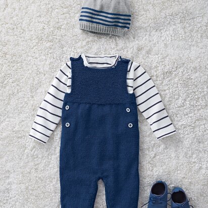 Babies Overalls in Bergere de France Ideal - 71136-356 - Downloadable PDF