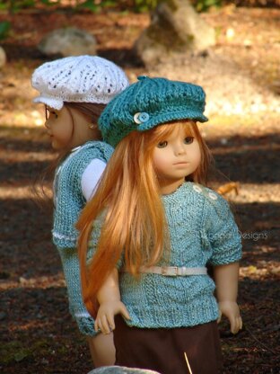 Lace Newsboy Cap for American Girl/Gotz Dolls