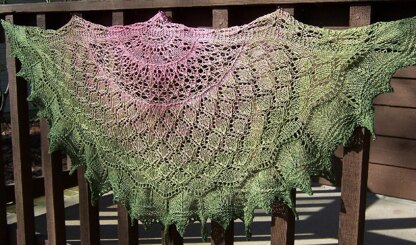 A Slice of Summer shawl