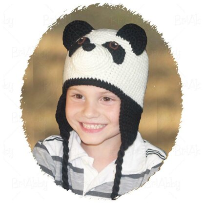 Furry Panda Bear Hat