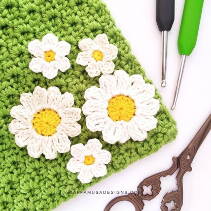 Daisy Flower Appliques