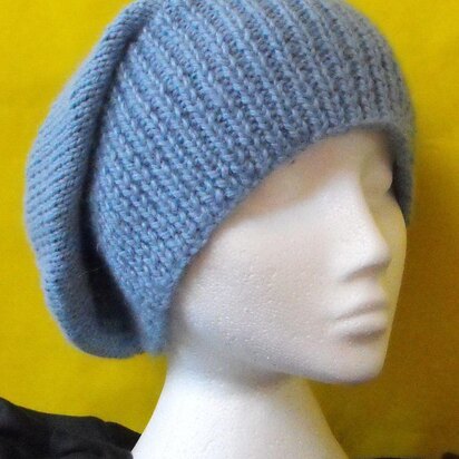 CHUNKY SLOUCH BEANIE KNITTING PATTERN