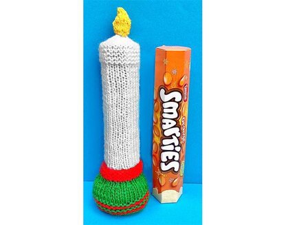 Christmas Candle Smarties Sweet Holder 22 cms