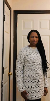 Oversized Puff Stitch Sweater